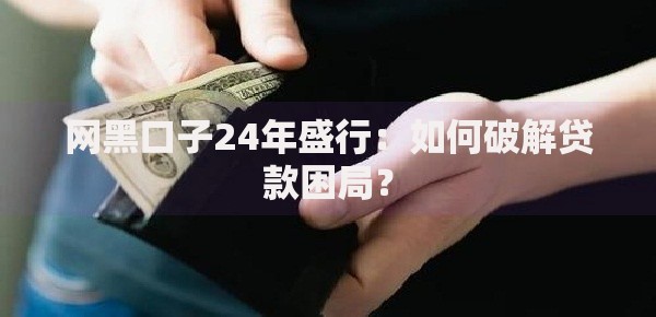 网黑口子24年盛行：如何破解贷款困局？