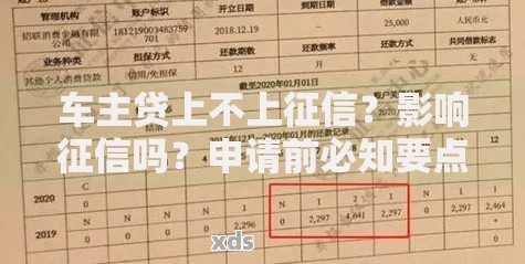 车主贷上不上征信？影响征信吗？申请前必知要点