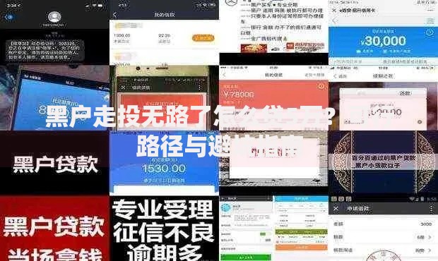 黑户走投无路了怎么贷5万？可行路径与避坑指南