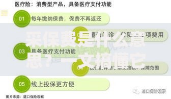 采保费是什么意思？一文搞懂它的作用和常见疑问