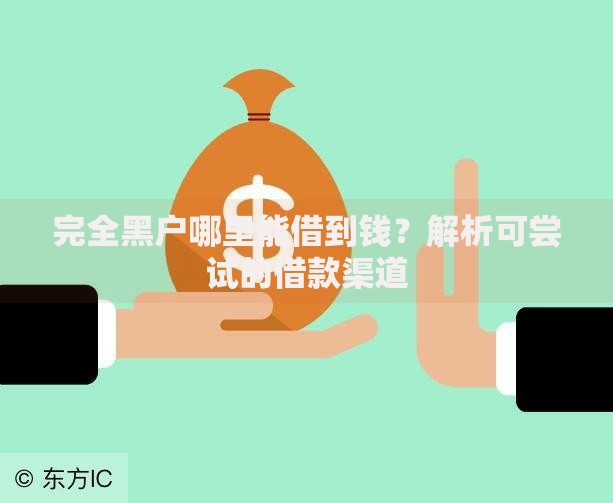 完全黑户哪里能借到钱？解析可尝试的借款渠道