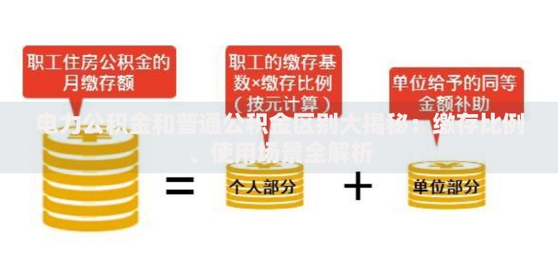 电力公积金和普通公积金区别大揭秘：缴存比例、使用场景全解析