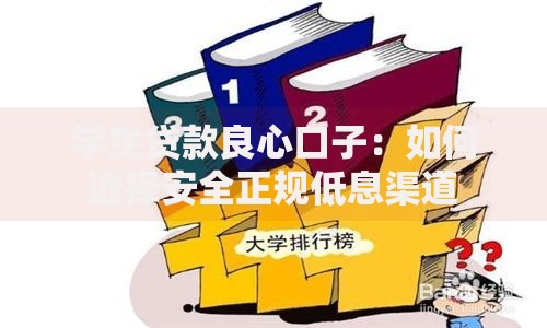 学生贷款良心口子：如何选择安全正规低息渠道