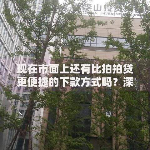 现在市面上还有比拍拍贷更便捷的下款方式吗？深度对比解析