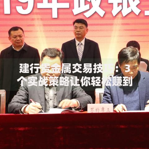 建行贵金属交易技巧：3个实战策略让你轻松赚到钱