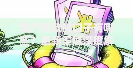 黑户贷款的口子有哪些？最新渠道深度解析