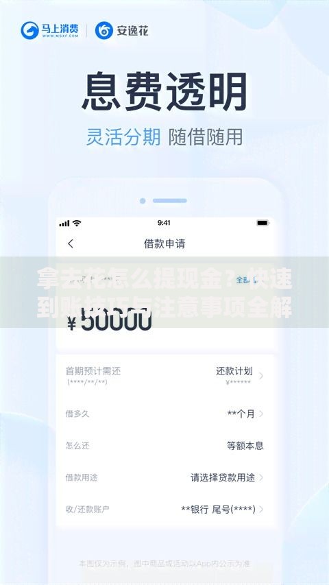 拿去花怎么提现金？快速到账技巧与注意事项全解析