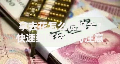 拿去花怎么提现金？快速到账技巧与注意事项全解析