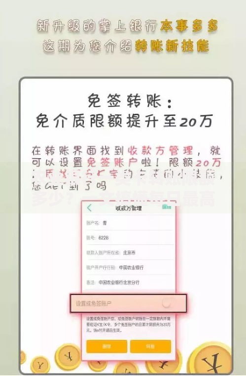 农业银行一类卡转账限额多少？一文搞懂每日最高转账额度