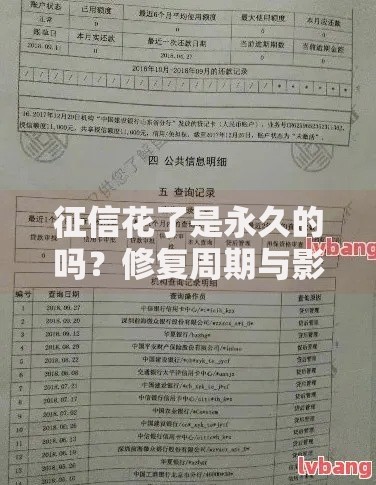 征信花了是永久的吗？修复周期与影响深度解析