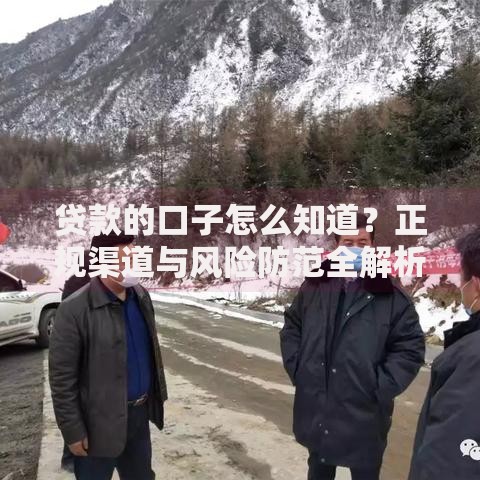 贷款的口子怎么知道？正规渠道与风险防范全解析