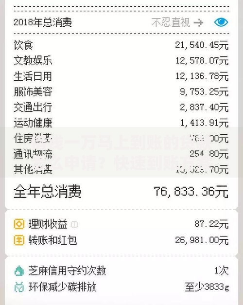 借钱一万马上到账的贷款怎么申请？快速到账方案全解析
