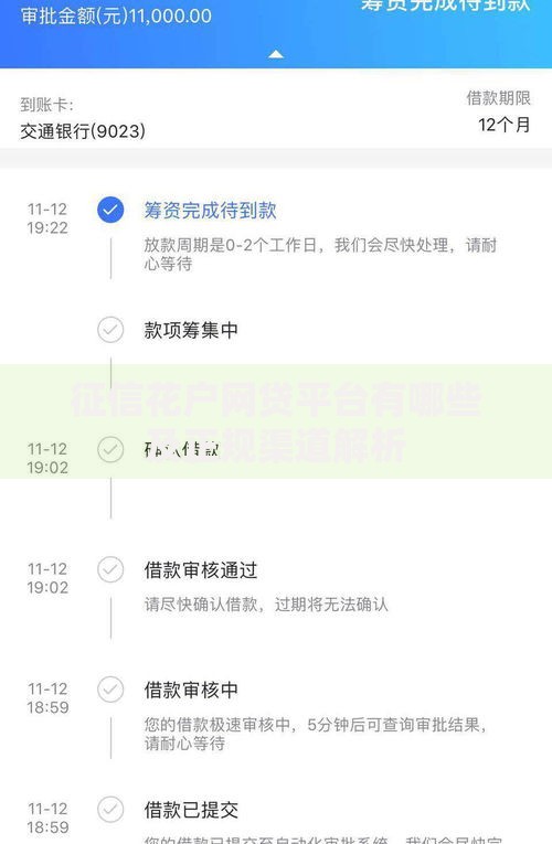 征信花户网贷平台有哪些及正规渠道解析 征信花户网贷平台有哪些及正规渠道解析