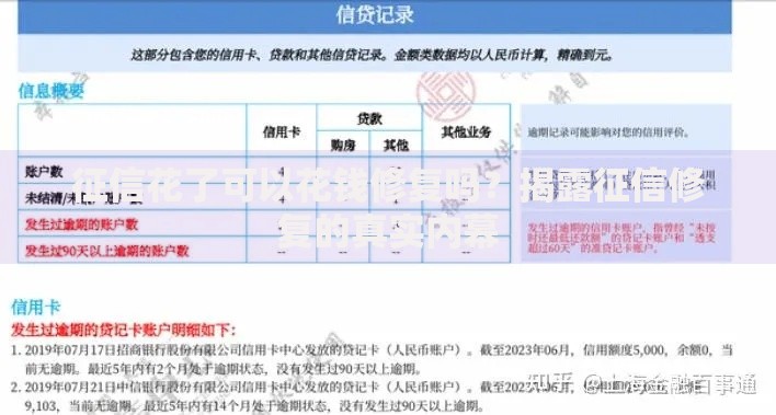 征信花了可以花钱修复吗?揭露征信修复的真实内幕 征信花了可以花钱修复吗?揭露征信修复的真实内幕