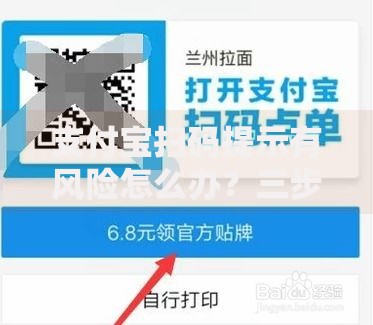支付宝扫码提示有风险怎么办？三步解决与预防技巧分享
