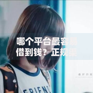 哪个平台最容易借到钱？正规渠道深度评测