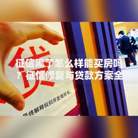 征信黑了怎么样能买房吗？征信修复与贷款方案全解析