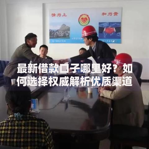 最新借款口子哪里好？如何选择权威解析优质渠道