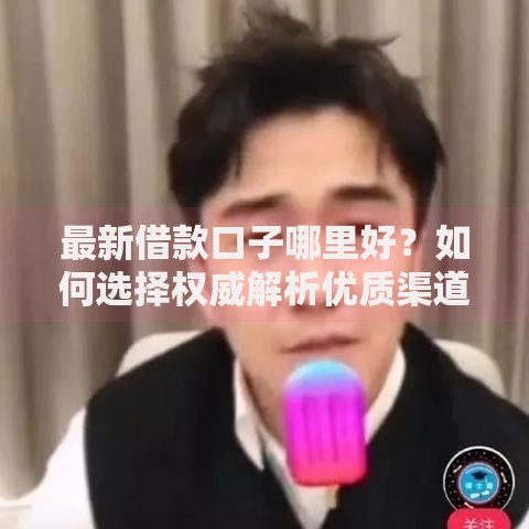 最新借款口子哪里好？如何选择权威解析优质渠道