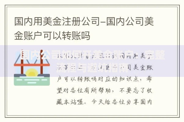 国内公司如何开美金账户：完整流程与避坑指南