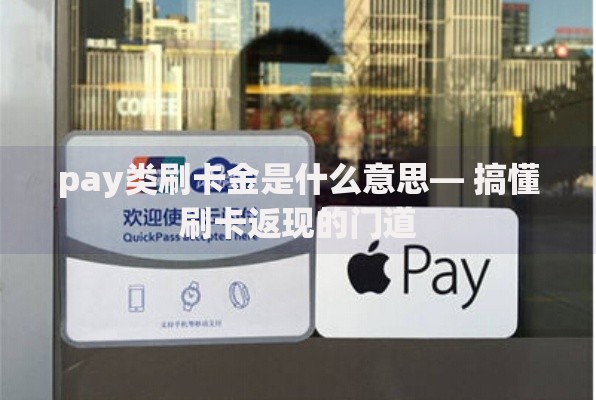 pay类刷卡金是什么意思— 搞懂刷卡返现的门道