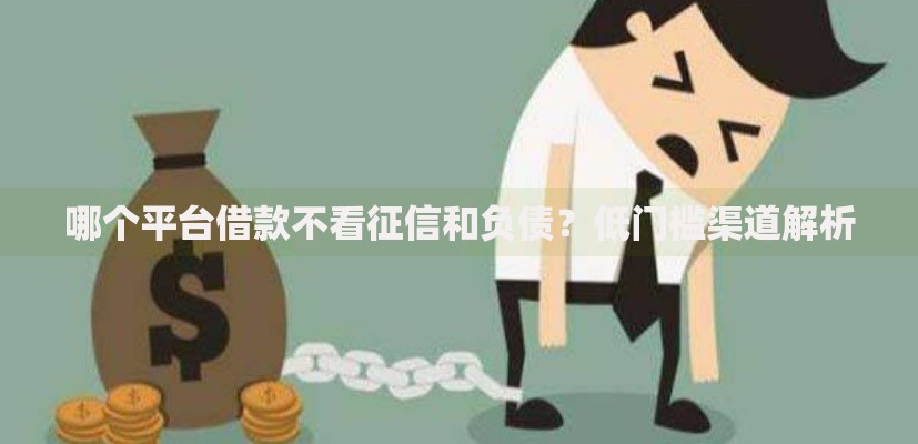 哪个平台借款不看征信和负债？低门槛渠道解析