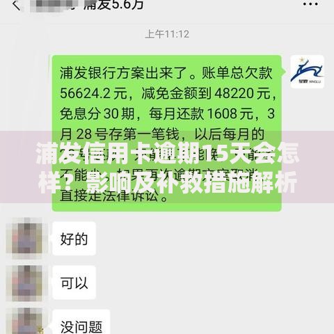 浦发信用卡逾期15天会怎样？影响及补救措施解析