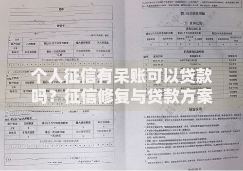 个人征信有呆账可以贷款吗？征信修复与贷款方案解析