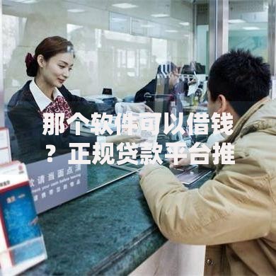 那个软件可以借钱？正规贷款平台推荐及选择要点