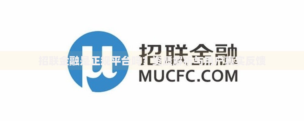 招联金融是正规平台吗？资质解析与用户真实反馈