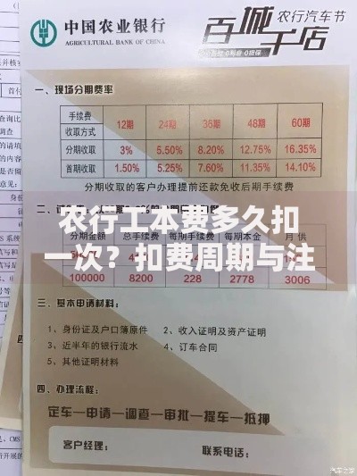 农行工本费多久扣一次？扣费周期与注意事项全解析