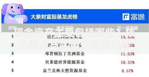 现金资产主要包括哪些？核心构成与实用管理技巧解析