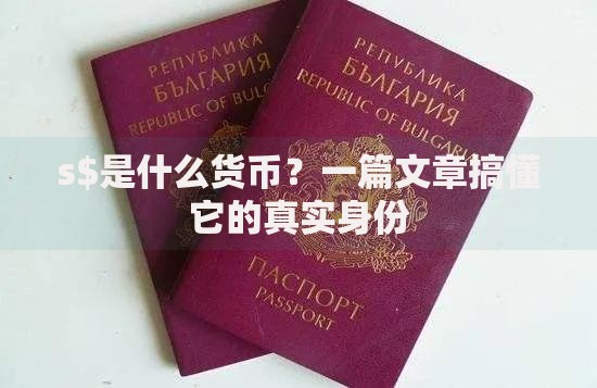 s$是什么货币？一篇文章搞懂它的真实身份