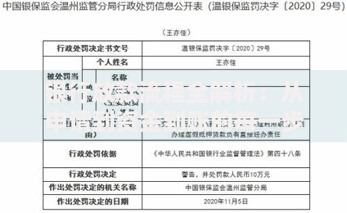 银行放款流程全解析：从申请到资金到账的每一步