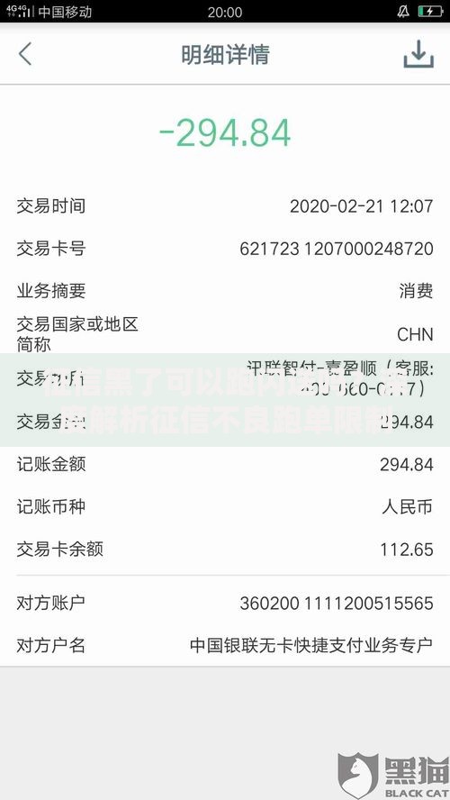 征信黑了可以跑闪送吗？深度解析征信不良跑单限制与解决方法