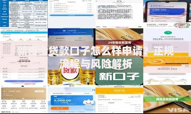 新奇士贷款口子怎么样申请？正规流程与风险解析