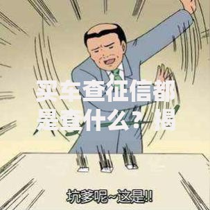 买车查征信都是查什么？揭秘贷款购车必看的5大重点