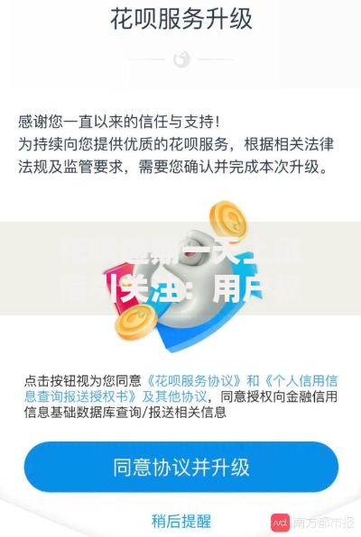 花呗逾期一天上征信引关注：用户权益如何保障？