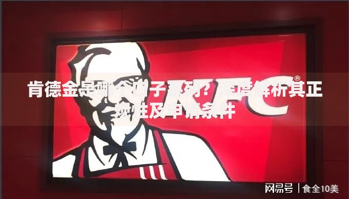 肯德金是哪个口子系列？深度解析其正规性及申请条件