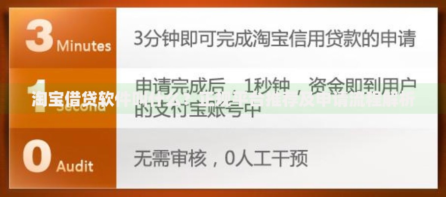 淘宝借贷软件叫什么？正规平台推荐及申请流程解析