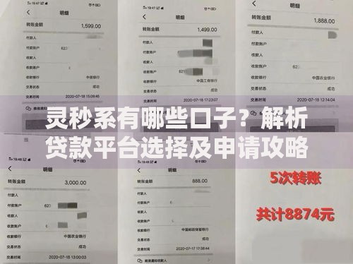 灵秒系有哪些口子？解析贷款平台选择及申请攻略