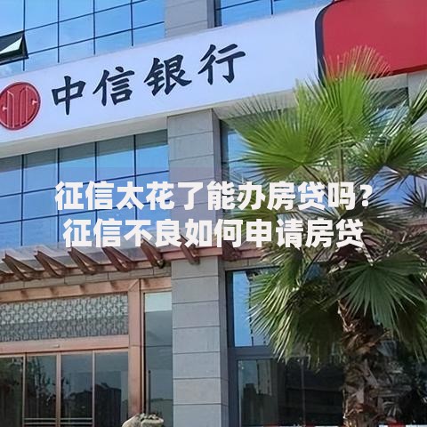 征信太花了能办房贷吗？征信不良如何申请房贷