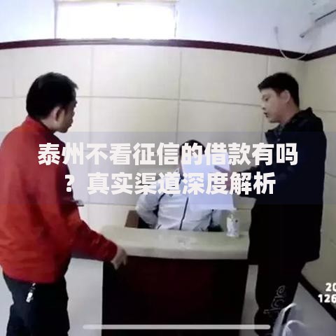 泰州不看征信的借款有吗？真实渠道深度解析