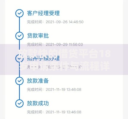 放款快的借贷平台18岁申请条件与流程详解 放款快的借贷平台18岁申请条件与流程详解
