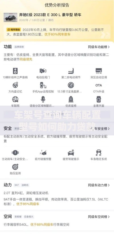 车架号查询车辆配置型号如何助力贷款购车？三步快速匹配车型信息