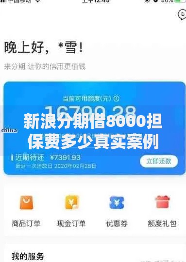 新浪分期借8000担保费多少真实案例算给你看