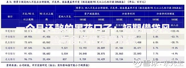 一个月还款的黑花口子：短期借贷风险与合法性深度解析