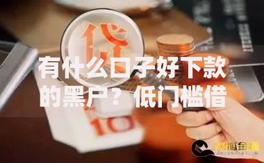 有什么口子好下款的黑户？低门槛借贷渠道深度解析