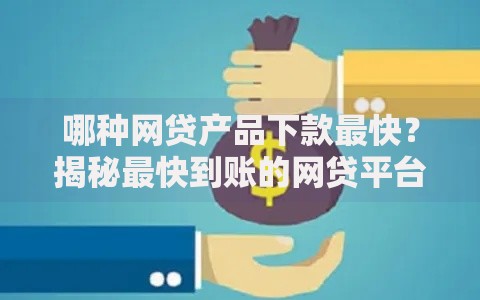 哪种网贷产品下款最快？揭秘最快到账的网贷平台选择技巧