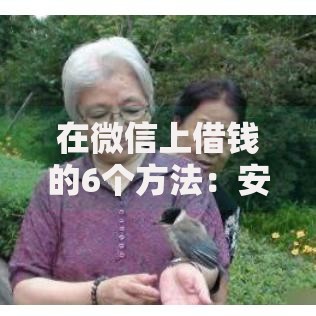 在微信上借钱的6个方法：安全渠道与操作指南